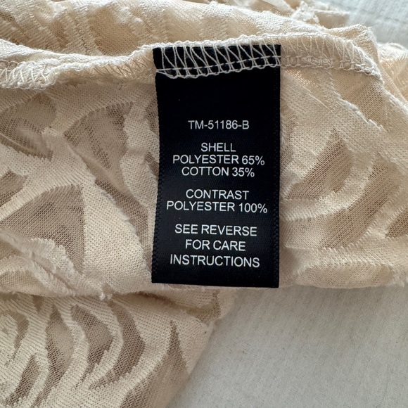 Ark and Co cream/ivory floral pattern cardigan - Picture 6 of 6